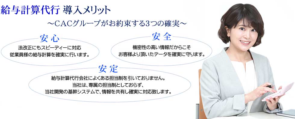 給与計算・社会保険・労働保険の自動連携システムによるトータルアウトソーシング