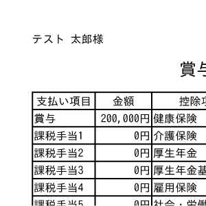 賞与額から手取額を計算